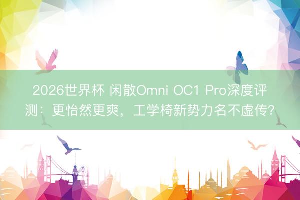2026世界杯 闲散Omni OC1 Pro深度评测:更怡然更爽,工学椅新势力名不虚传?